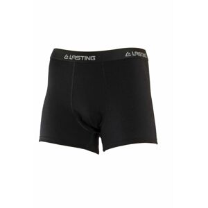 Lasting NORO 9090 černé vlněné merino boxerky Velikost: XXL