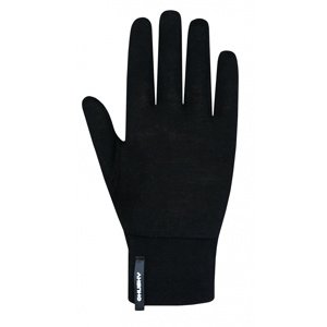 Husky Unisex merino rukavice Merglov černá Velikost: S