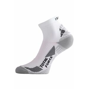 Lasting RTF 008 bílé běžecké ponožky Velikost: (42-45) L ponožky