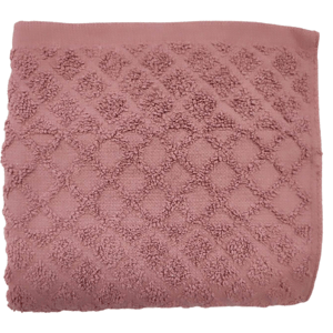Dětský ručník Káro 40x60 cm jednobarevný Barva: růžová (20)