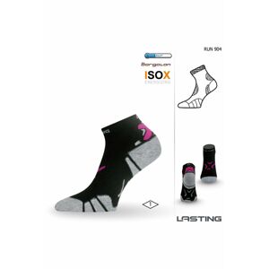 Lasting RUN 904 černá běžecké ponožky Velikost: (34-37) S ponožky