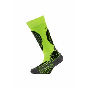 Lasting SJB 109 žlutá dětské ponožky Velikost: (29-33) XS ponožky