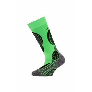 Lasting SJB 609 zelené dětské ponožky Velikost: (29-33) XS ponožky