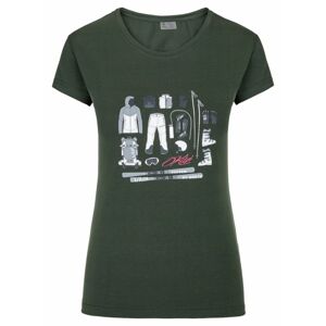Kilpi TORNES-W Tmavě zelená Velikost: 40 dámské tričko
