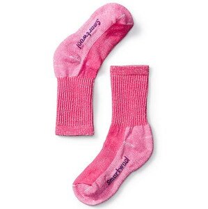 Smartwool KIDS CLASSIC HIKE LIGHT CUSHION CREW potion pink Velikost: S ponožky