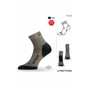 Lasting TCC 769 béžová funkční ponožky Velikost: (42-45) L ponožky