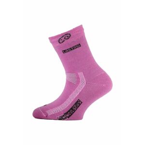 Lasting dětské merino ponožky TJS růžové Velikost: (24-28) XXS ponožky
