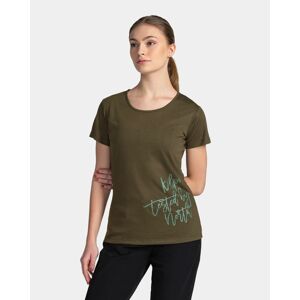 Kilpi GAROVE-W Tmavě zelená Velikost: 40 dámské triko