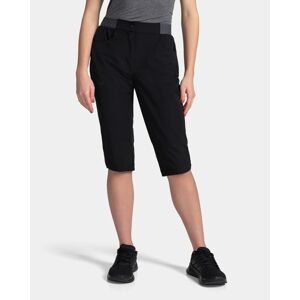 Kilpi MEEDIN-W Černá Velikost: 34 dámské outdoorové 3/4 kalhoty