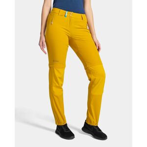 Kilpi HOSIO-W Zlatá Velikost: 36 short dámské outdoorové kalhoty