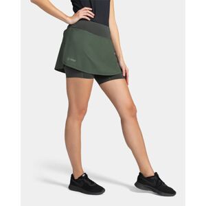 Kilpi TITICACA-W Tmavě zelená Velikost: 36 dámská běžecká sukně