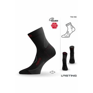 Lasting TNW 983 černá merino ponožka Velikost: (42-45) L ponožky