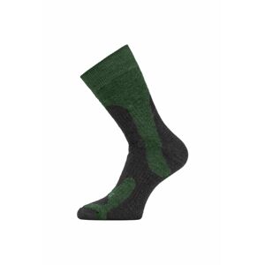 Lasting TRP 698 zelená středně silná trekingová ponožka Velikost: (38-41) M ponožky