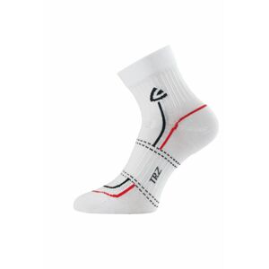 Lasting TRZ 001 ponožky pro aktivní sport bílá Velikost: (34-37) S ponožky