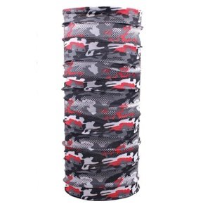 Husky multifunkční šátek   Printemp šedá camouflage Velikost: UNI