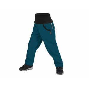 Unuo, Dětské softshellové kalhoty s fleecem Street, Kobaltová Velikost: 122/128 dětské kalhoty