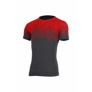 Lasting pánské merino triko WESOR červené Velikost: L/XL pánské triko