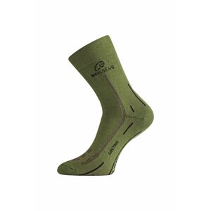 Lasting WLS 699 zelená vlněná ponožka Velikost: (42-45) L ponožky