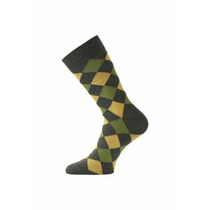 Lasting merino ponožky WPK zelené Velikost: (42-45) L