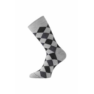 Lasting merino ponožky WPK šedé Velikost: (38-41) M
