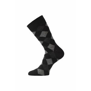 Lasting merino ponožky WPK černé Velikost: (38-41) M