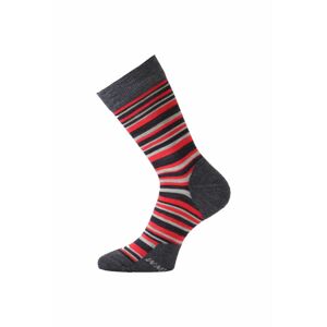 Lasting merino ponožky WPL červené Velikost: (34-37) S