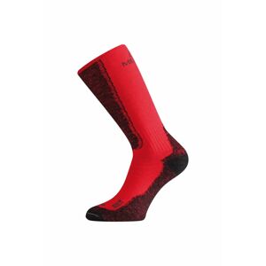 Lasting WSM 389 červená merino ponožky Velikost: (38-41) M ponožky