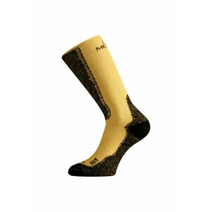 Lasting WSM 640 hořčicová merino ponožky Velikost: (38-41) M ponožky