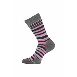 Lasting merino ponožky WWL růžové Velikost: (42-45) L ponožky