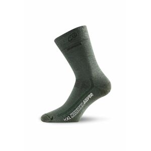 Lasting WXL 620 zelená merino ponožky Velikost: (42-45) L ponožky
