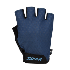 Pánské cyklistické rukavice silvini gaiono modrá/černá xxl