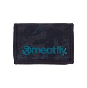 Pánská peněženka meatfly huey tmavě šedá/petrolejová one size