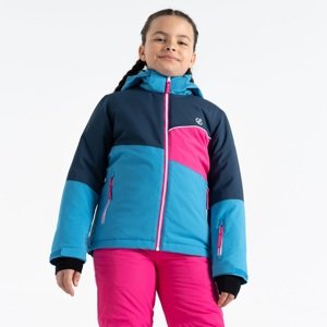 Dětská zimní lyžařská bunda dare2b steazy modrá/růžová 110-116