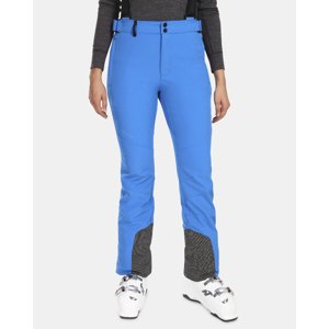 Dámské softshellové lyžařské kalhoty kilpi rhea-w modrá 34