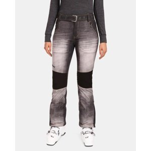 Dámské softshellové lyžařské kalhoty kilpi jeanso-w černá 34