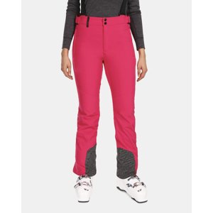 Dámské softshellové lyžařské kalhoty kilpi rhea-w růžová 50