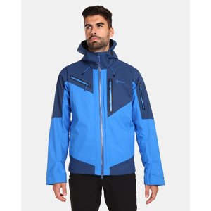 Pánská nepromokavá outdoorová bunda kilpi hastar-m modrá 3xl