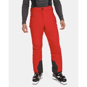 Pánské lyžařské kalhoty kilpi methone-m červená ls