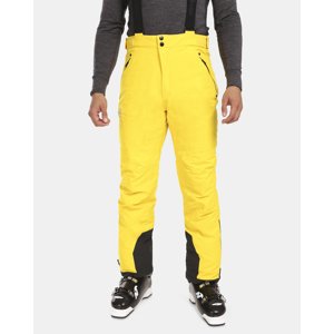 Pánské lyžařské kalhoty kilpi methone-m žlutá ms