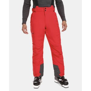 Pánské lyžařské kalhoty kilpi mimas-m červená 3xl