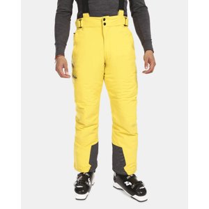 Pánské lyžařské kalhoty kilpi mimas-m žlutá s