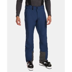 Pánské softshellové lyžařské kalhoty kilpi rhea-m tmavě modrá xls