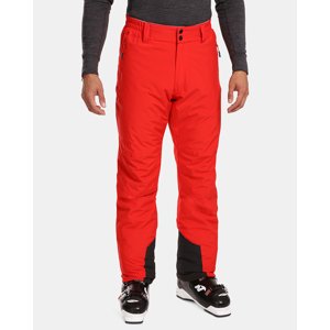 Pánské lyžařské kalhoty kilpi gabone-m červená s