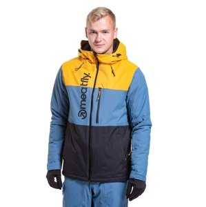 Pánská snb & ski bunda meatfly manifold modrá/žlutá/černá s