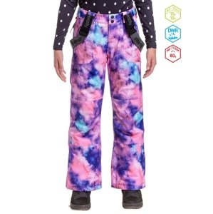 Dívčí snb & ski kalhoty meatfly girly fialová/růžová 158
