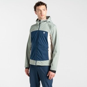 Pánská softshellová bunda dare2b mountaineer modrá/světle zelená s