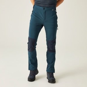 Pánské softshellové kalhoty regatta questra v tmavě modrá s