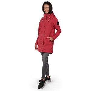 Dámský nepromokavý kabát s membránou ptx alpine pro perfeta červená m-l