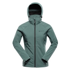 Dámská softshellová bunda s membránou alpine pro hoora zelená s-l