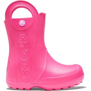 Dětské holínky crocs handle it rain boot růžová 30-31